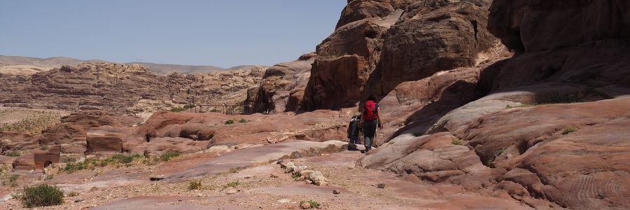 Hiking to Jebel Haroun, Jordan